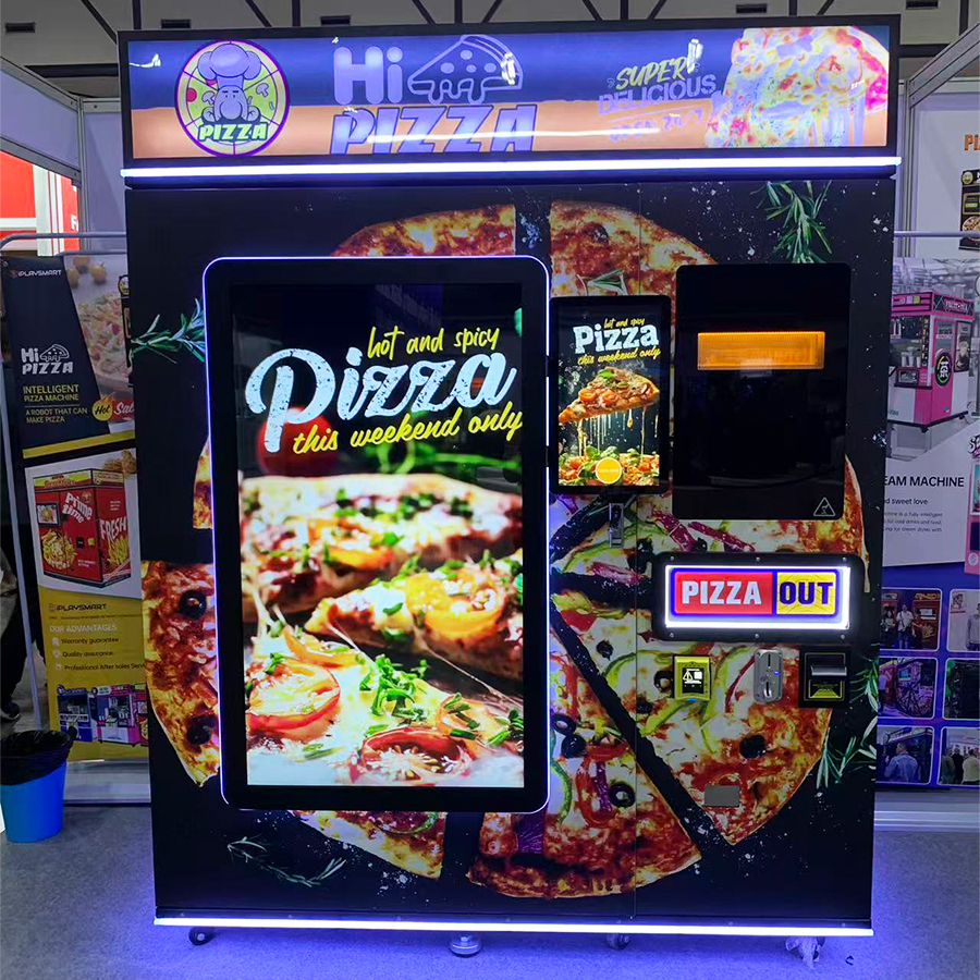 Customized Fast Food Pizza Ven - Commercial Vending Machine recension och pris