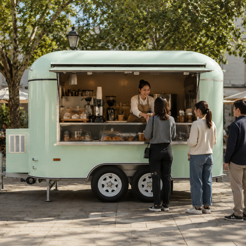 Food Cart Mobile Trailer Custo - Hot Dog Vending Cart recension och pris