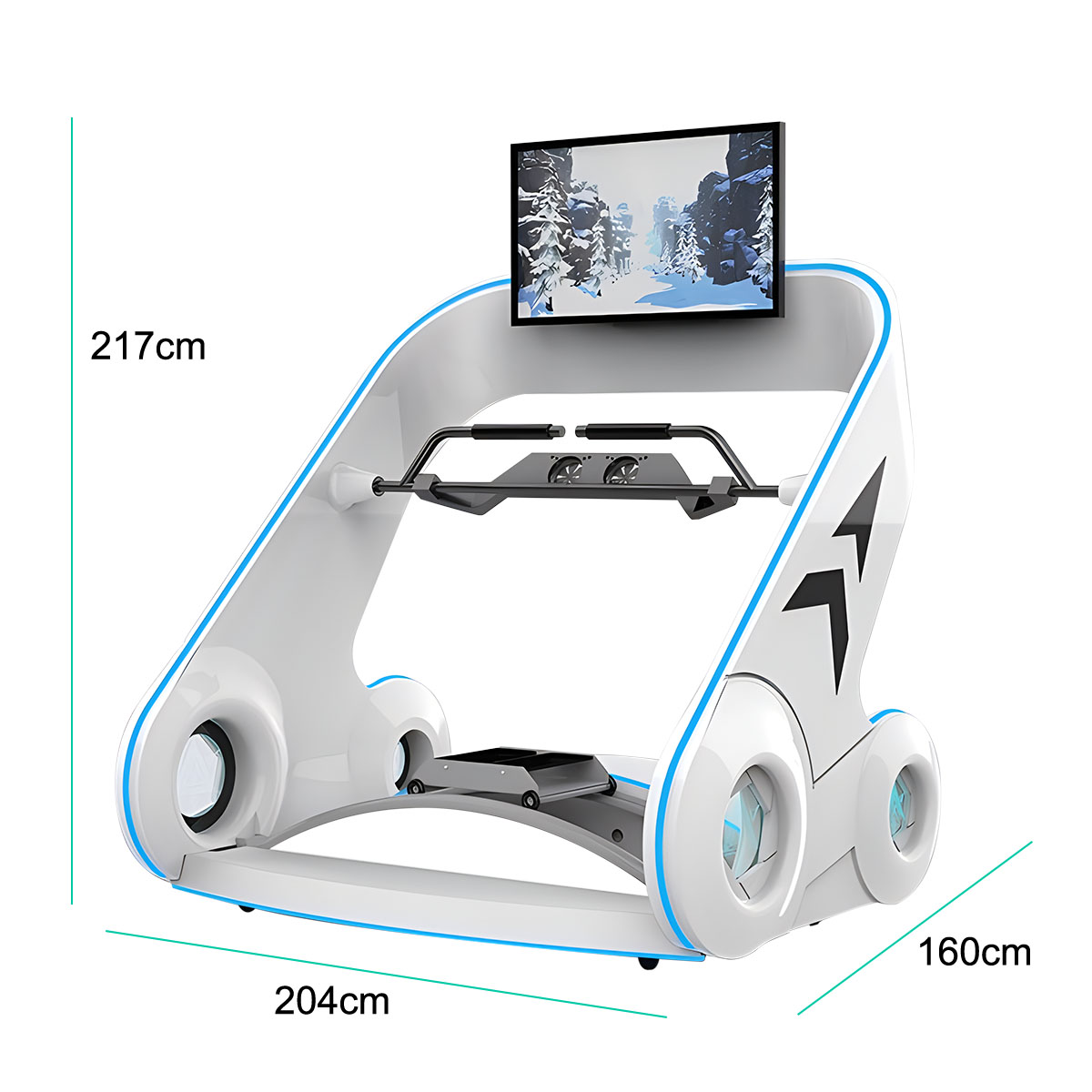 Indoor Skiing Racing 42 Inch S - 9D Vr Simulator recension och pris