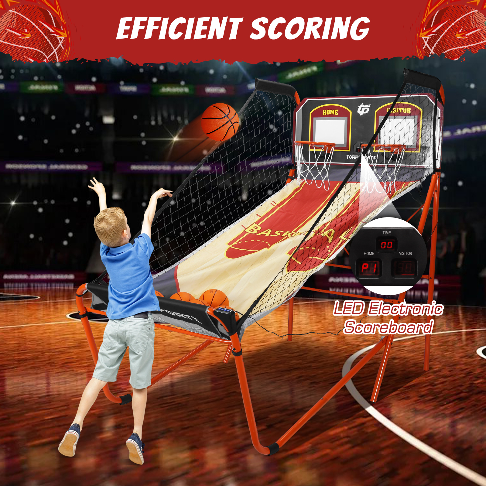 Arcade Cage Basketball Game LE - Arcade Games & Vending Co recension och pris
