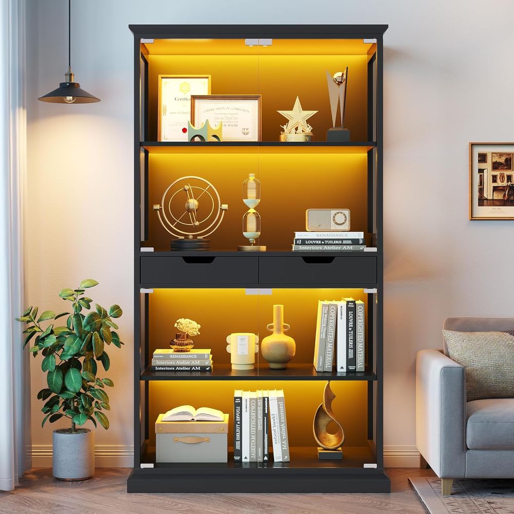 68 Tall Glass Display Cabinet  - Glass Cabinet Display recension och pris