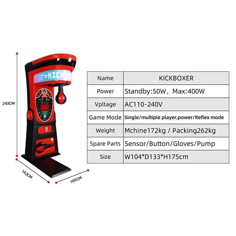 FL Wholesale New Kickboxer Coi - Arcade And Vending recension och pris