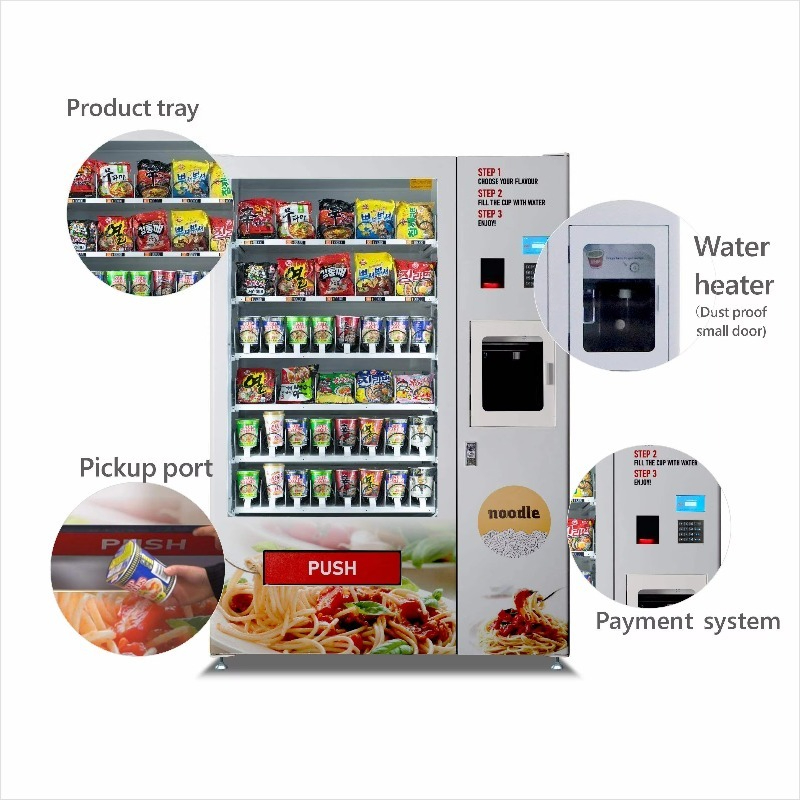 Customized Metal Cup Noodles V - Vending Machine Qr Code recension och pris