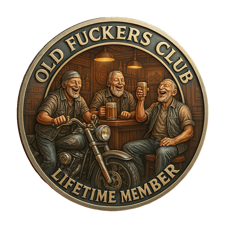 1pc Vintage Old Club Lifetime  - Token Coin Mechanism recension och pris