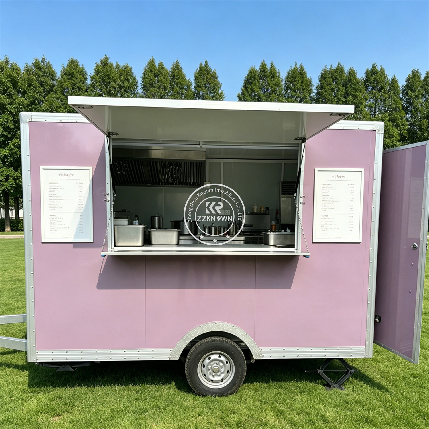 Street Custom Food Trailer Mob - Hot Dog Vending Cart recension och pris