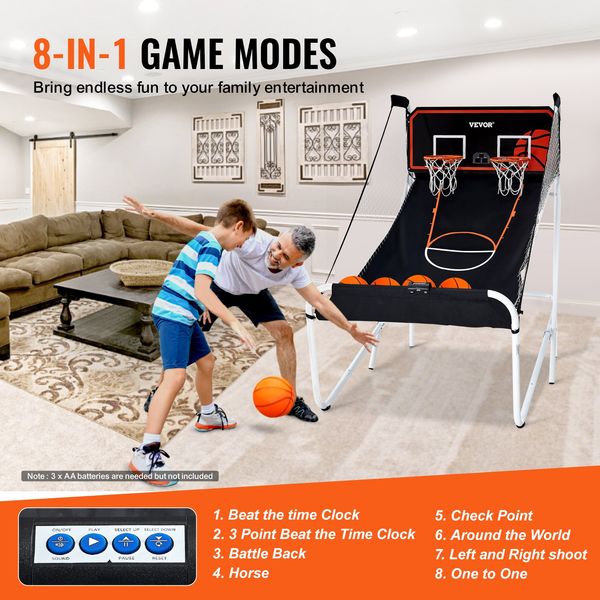 Foldable Basketball Arcade Gam - Arcade Games & Vending Co recension och pris